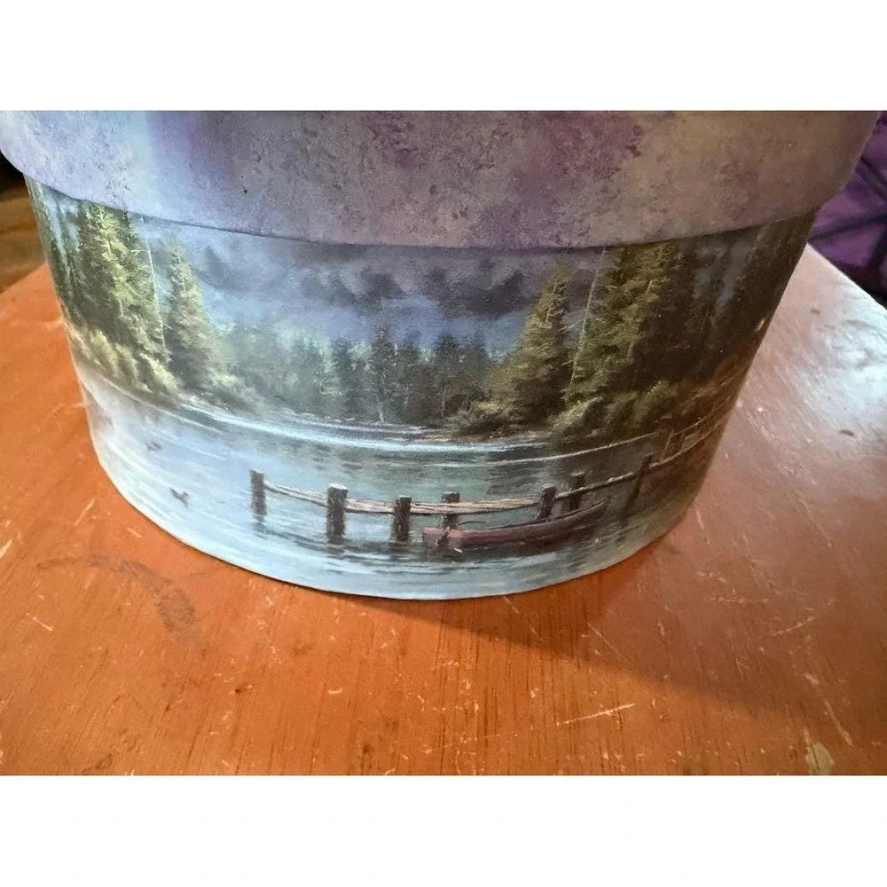 Thomas Kinkade decorative round